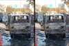 अहमदाबाद : सड़क के बीचोंबीच लगी कार में आग, बड़ा हादसा होने से बचा