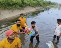 सूरत : भगवान गणेश की अर्ध-विघटित मूर्तियों का पुनः विसर्जन