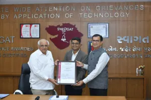 गुजरात में मुख्यमंत्री कार्यालय को मिला आईएसओ 9001:2015 प्रमाणन