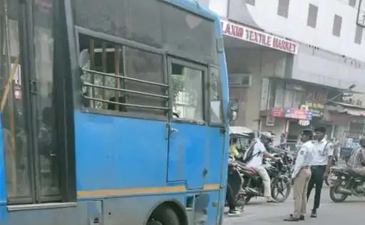 सूरत रिंग रोड टेक्सटाइल मार्केट के पास सिटी बस की चपेट में आए युवक की मौत Loktej सूरत News